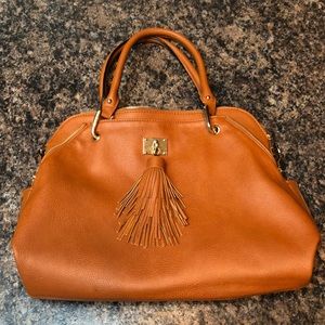 Tan Big Buddha handbag